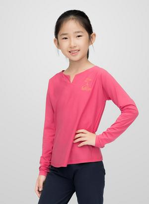 Girls' Breathable Dance Shirt 小V